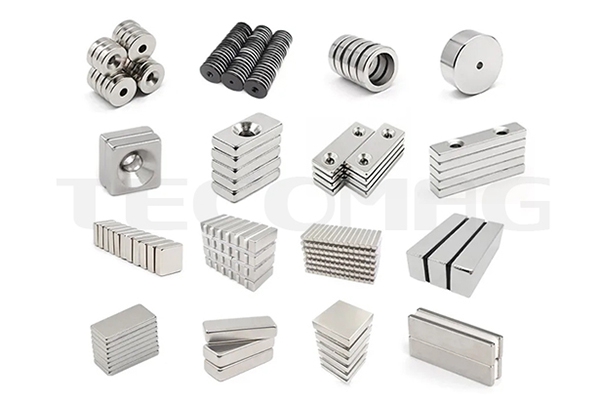 Various shapes types of neodymium magnets and their usus