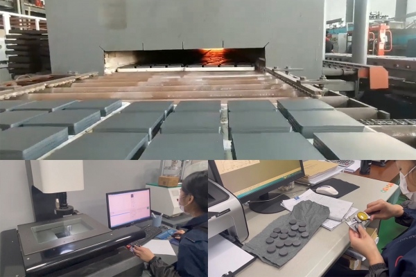 What is the standard size tolerance sintered ferrite