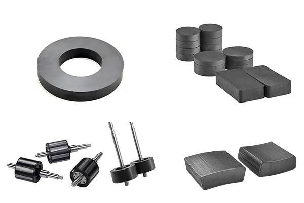 Types of bonded ferrite magnets for fan motors